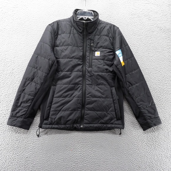 Carhartt Other - Carhartt Gilliam Jacket Black Small Womens Relaxed Fit Puffer Rain Defender NWT
